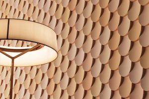 3D-Wandpaneel, Innenbereich, Weiß, Lynx