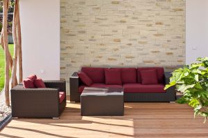 Steinverblender, Innen- & Außenbereich, Beige, Neo Arctic