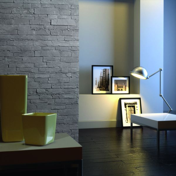 Steinverblender, Innenbereich, Grau, Orus Grey