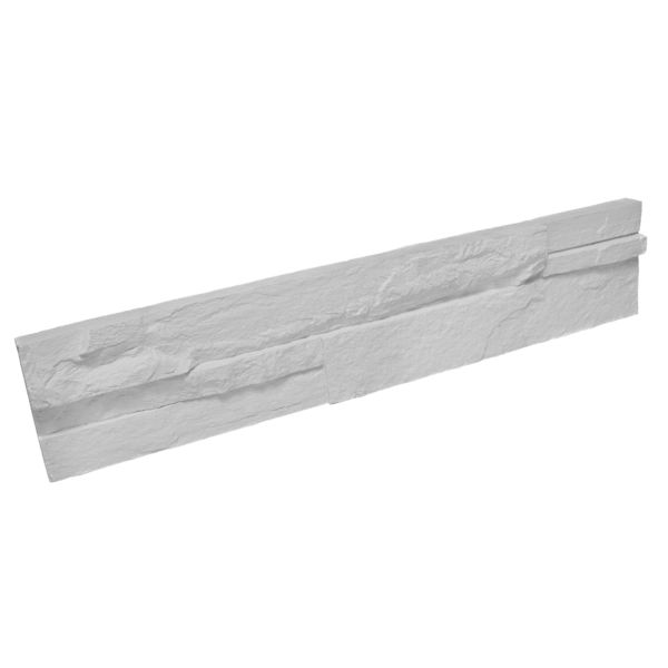 Muster, Steinverblender, Innenbereich, Weiß, Bricostone White