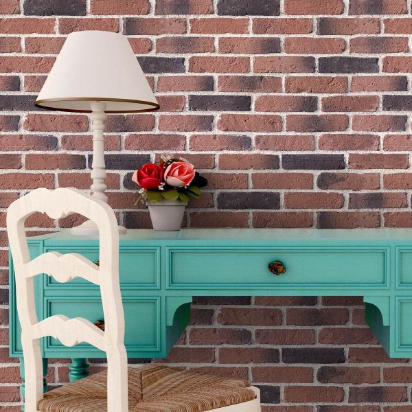 Verblendstein in Ziegeloptik, Innen- & Außenbereich, Rot, Chester Brick