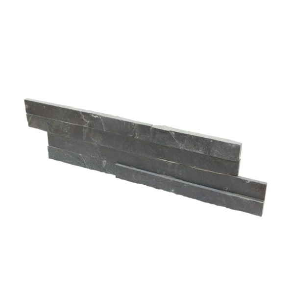 Muster, Naturstein, Quarzit, Innen- & Außenbereich, Schwarz, Black