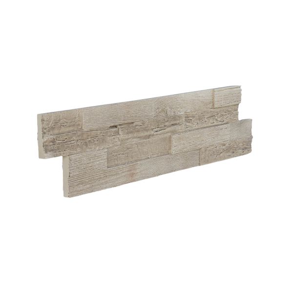 Muster, Steinverblender in Holzoptik, Innen- & Außenbereich, Beige, Woodyteck Dried Oak
