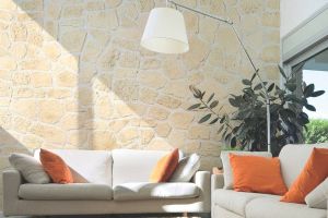 Steinverblender, Innenbereich, Beige, Cote Mur