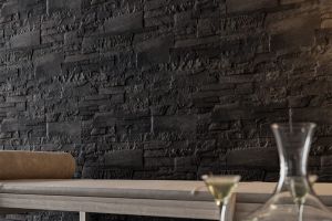 Steinverblender, Innen- & Außenbereich, Schwarz, Neo Deep Grey