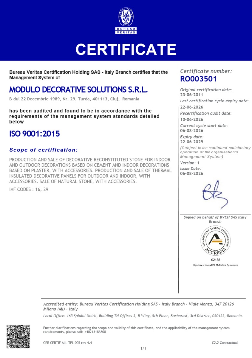 ISO 9001 Zertifikat